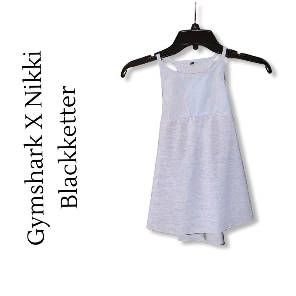 Gymshark X Nikki Blackketter Tank Top-Powder Blue